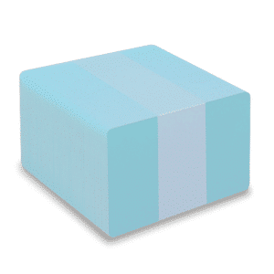 Blank Light Blue Plastic Cards