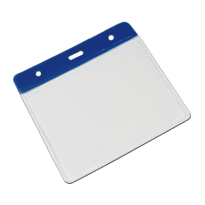 Blue Vinyl Card Holders