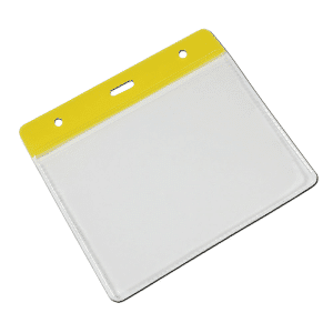 Yellow Vinyl Card Holders